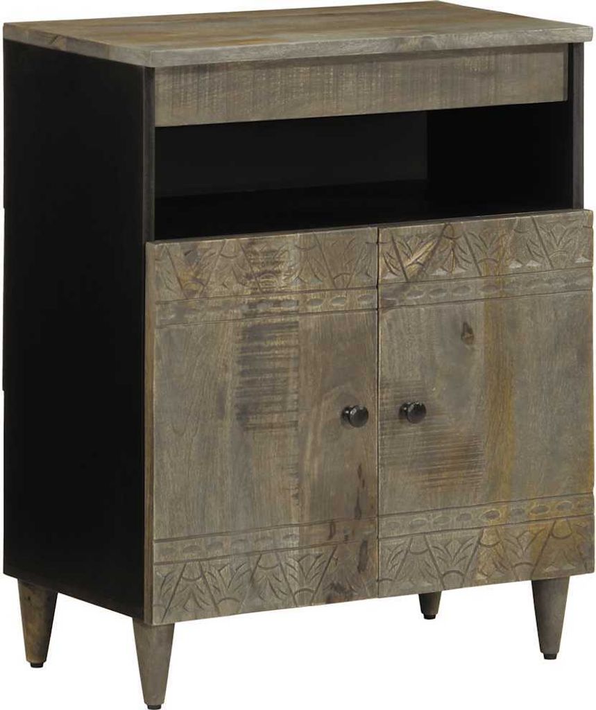 "im Sonderangebot"Sideboard/Kommode - elegantes Design - Buffetschrank - 60x33x75cm Massivholz Mango NEU380055 - Kommoden