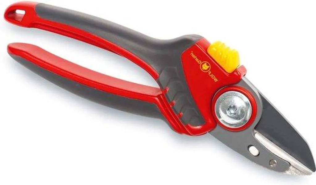 Sécateur rouge 29 x 3,8 cm avec revêtement antiadhésif pour jardin