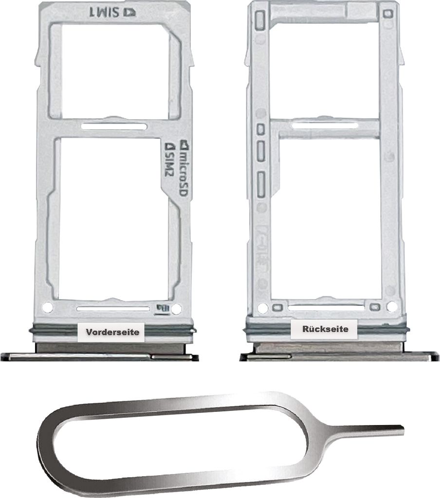 Samsung Galaxy S10 / Plus Sim Karten Halter Tray Adapter Produktbild 