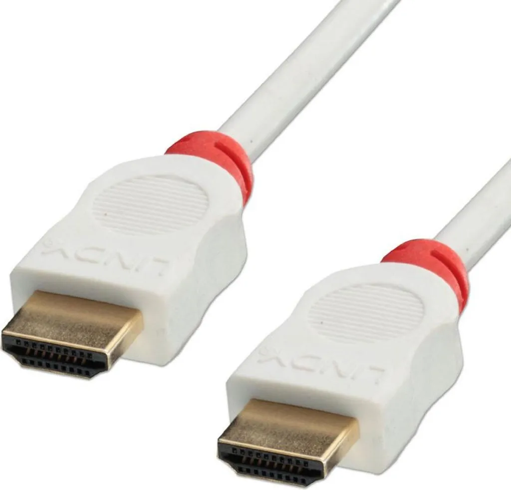 Cavo HDMI Bianco 1m Lindy 41411 - Perfetto per Smart TV e Console