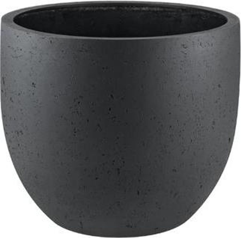 Pflanztopf Anthrazit D55cm H46cm mit Abfluss Beton-Optik Blumentopf Stilvoll