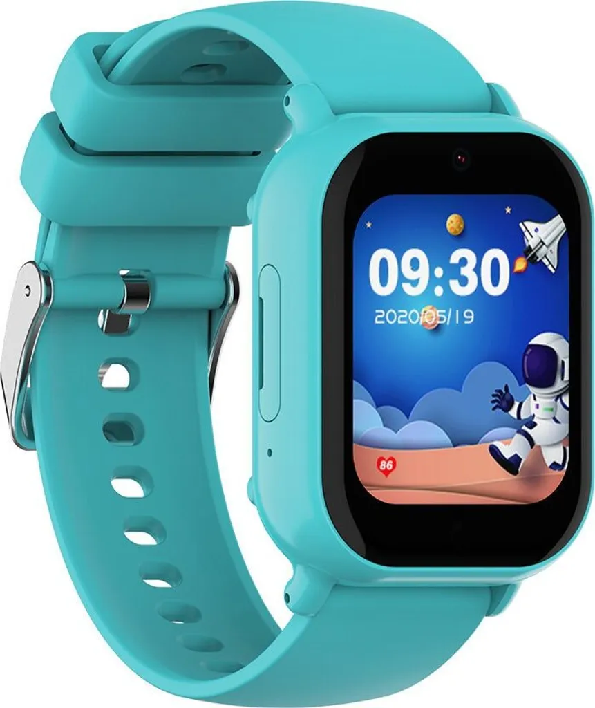 Montre GPS enfant CARNEO GuardKid+ 4G TINY avec appel vidéo bleu