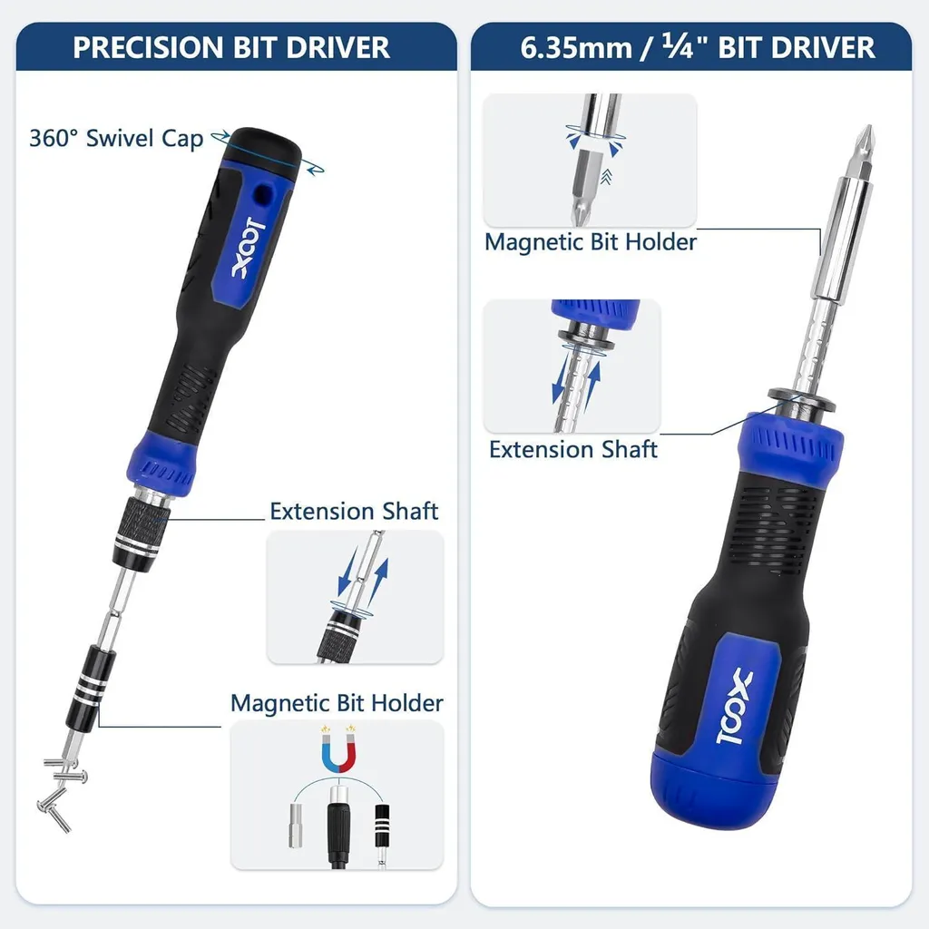 Kit Réparation Ordinateur et Console Tournevis de Précision 200 Outils - 5