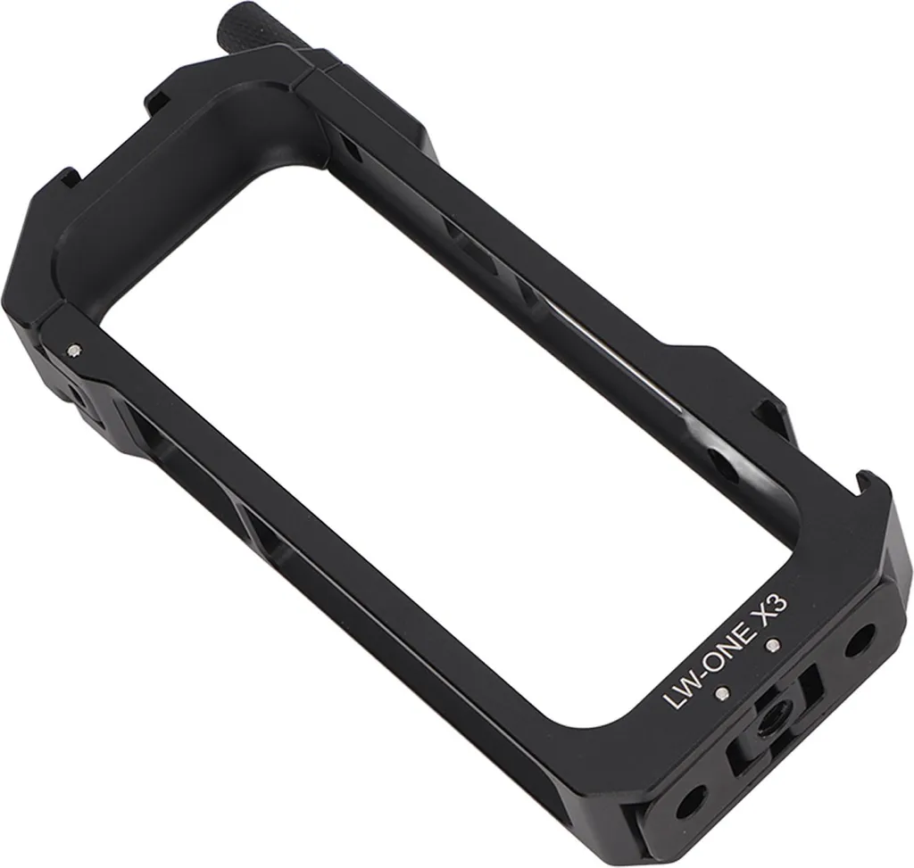 Cage pour vlogging Insta360 X3 cadre aluminium avec support micro - 3