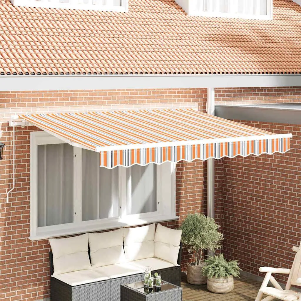 Tessuto Tenda da Sole vidaXL 350 x 200 cm | Ricambio Tela Multicolore