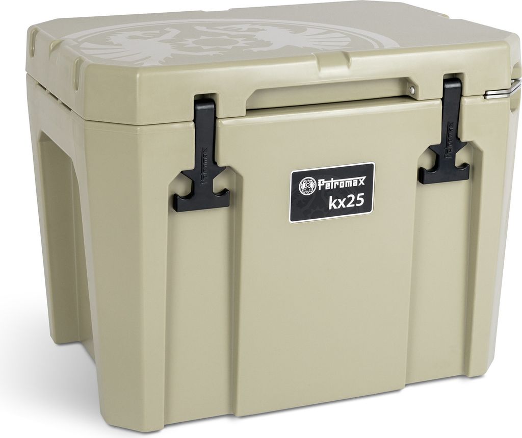 Petromax Kühlbox 25 Liter kx25 Sand für Camping, Angeln und Picknick / Stromunabhängig
