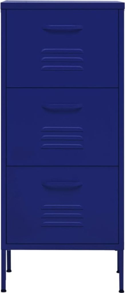 Stabli Lagerschrank Marineblau 42,5x35x101,5cm Stahl - DE579910 - Kommoden