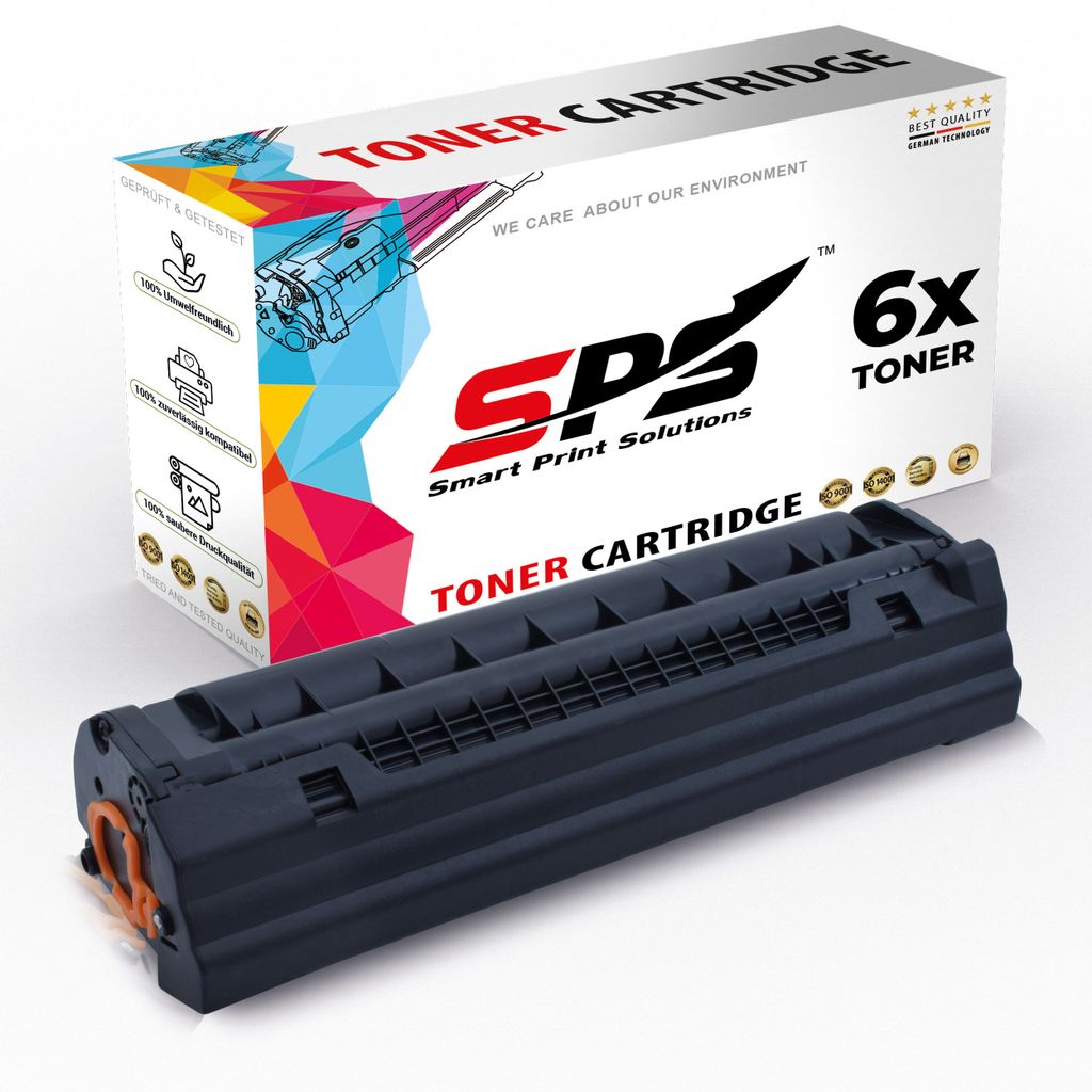 6x Toner 106A W1106A Schwarz Kompatibel für HP Laser MFP 131 Drucker
