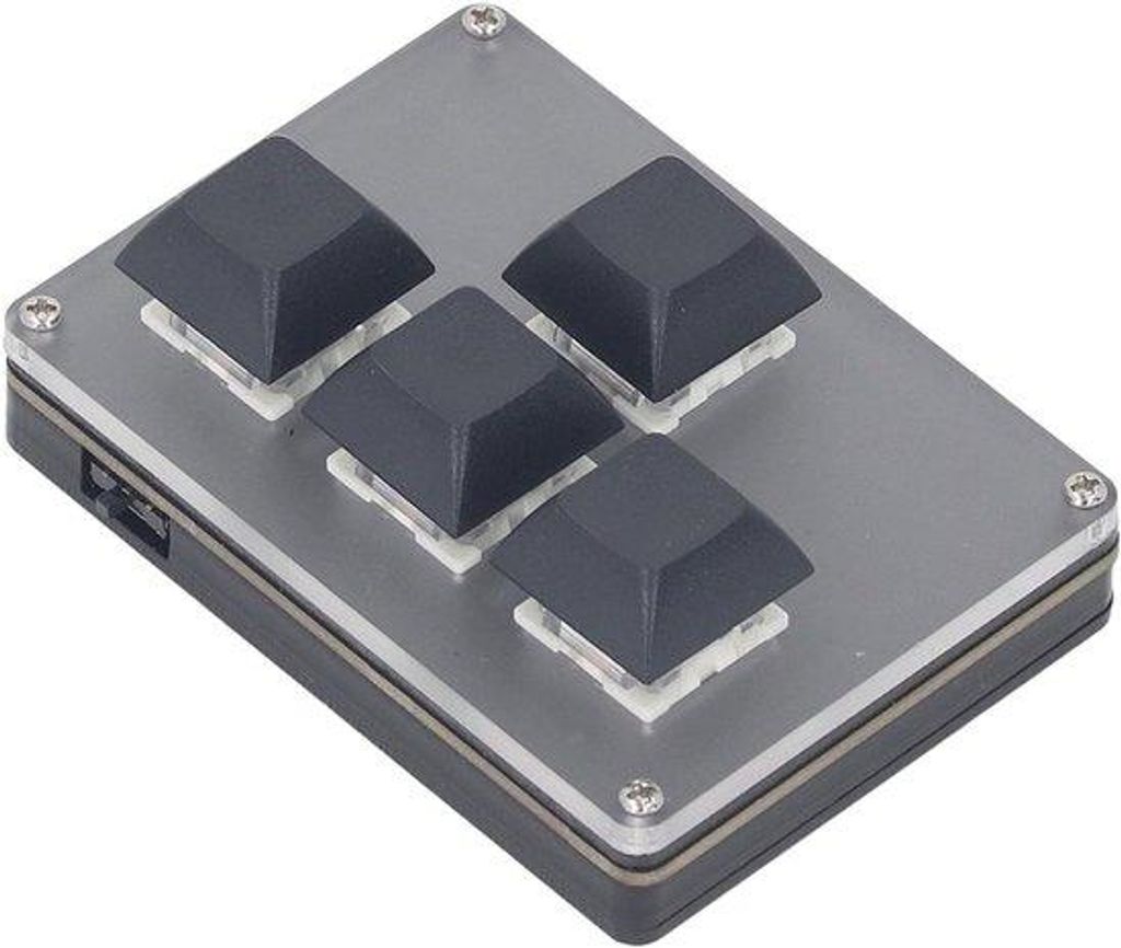 Mechanisches Gaming-Tastatur mit 4 Programmierbaren Tasten Einhandbedienung