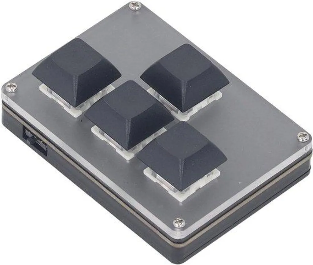 Clavier gamer une main pour MOBA et FPS avec 4 touches de macro dédiées