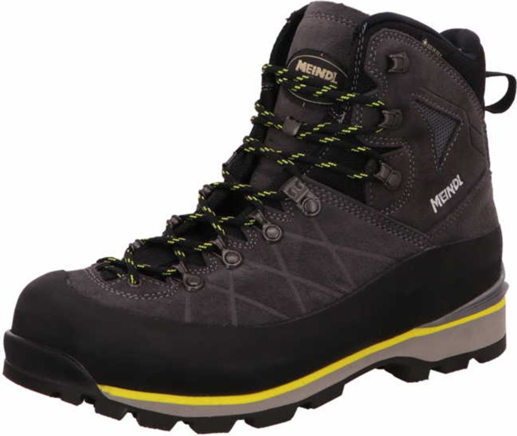 Meindl Herren Antelao PRO GTX Trekkingstiefel anthrazit/ lemon 46.5