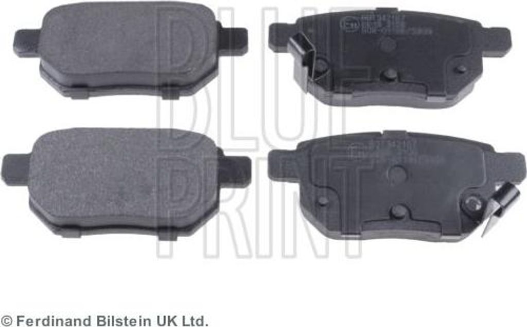 BLUE PRINT ADT342167 Bremsbelagsatz, Scheibenbremse OE 0446612130 kompatibel mit Auris, Corolla, IQ, Urban Cruiser, Verso