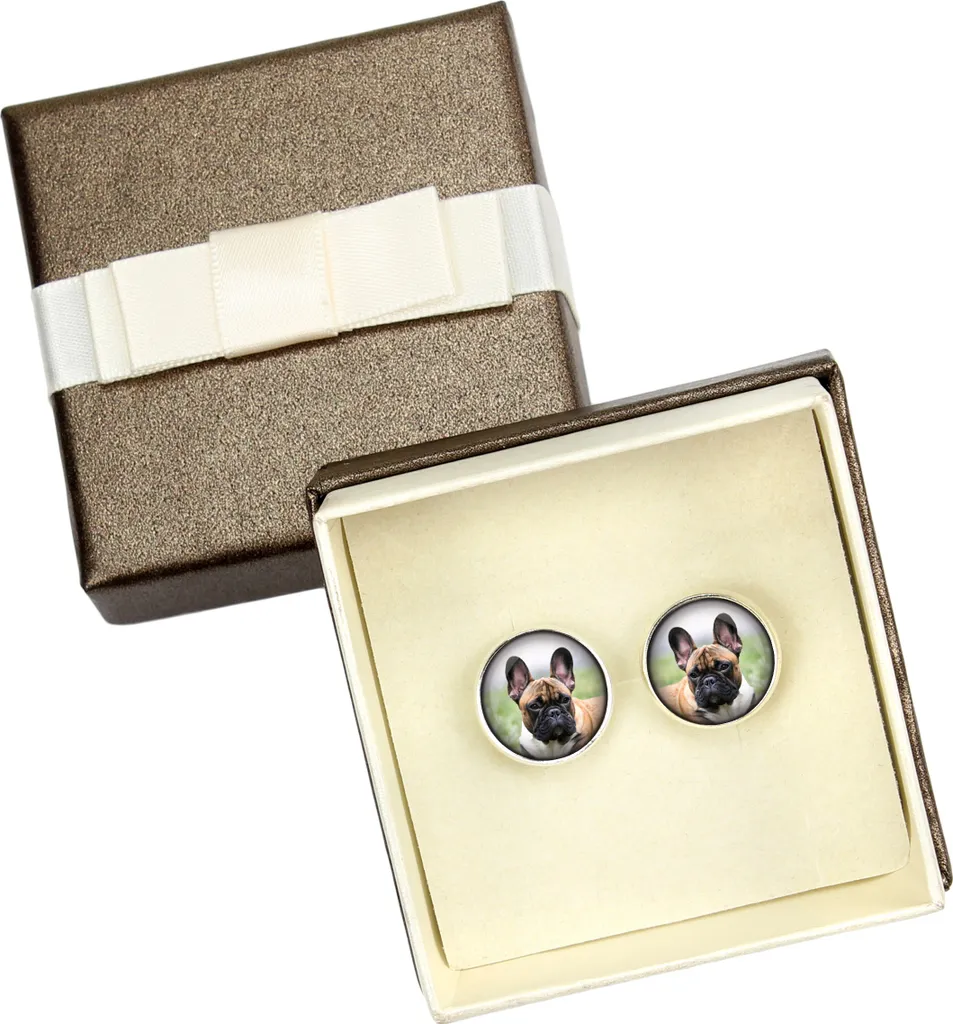 Idea Regalo Gemelli Bulldog Francese - Gioielli Art-Dog Artigianali