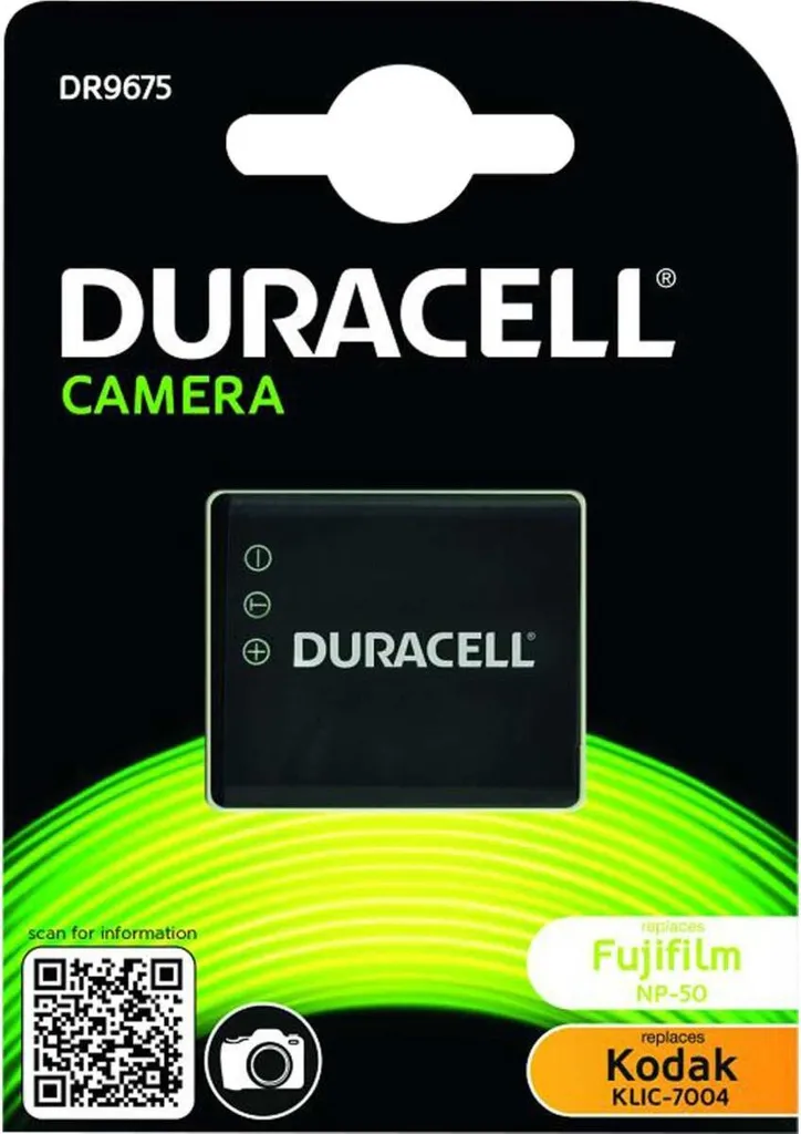 Batteria Duracell KLIC-7004 per Kodak Serie EasyShare e Zi8 - 3.7V