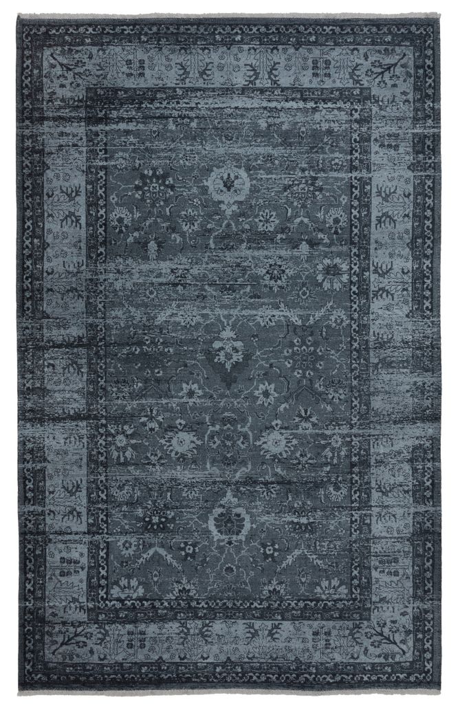 Vintage Boho Teppich Laufer Holzkohle 195cm x 280cm, Waschbar Anti-Rusch Teppich Super Soft, Moderner Kurzflor Teppich