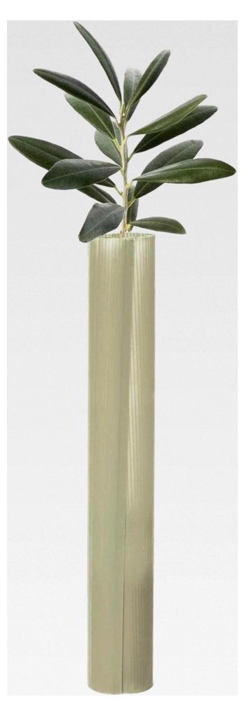 Obstbaumschutz-Hülle, Wuchshülle und Verbissschutz für Obstbäume, 60 cm Höhe, Ø 65-80 mm, hellgrün