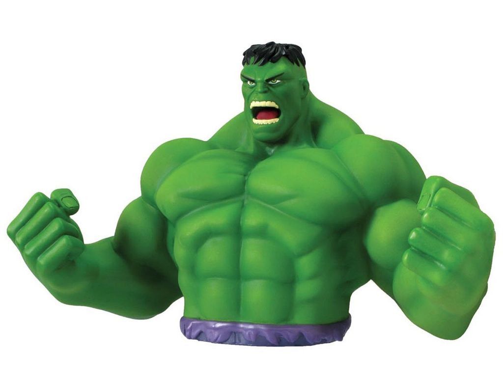 MONOGRAM MARVEL COMICS HULK GRÜNE BÜSTE SPARbüchse Produktbild 