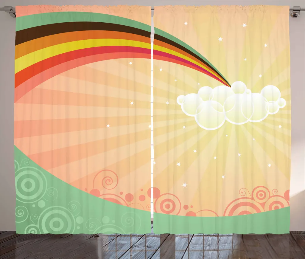Tenda Arcobaleno ABAKUHAUS 280x175 cm | Arredo Cameretta Rustico