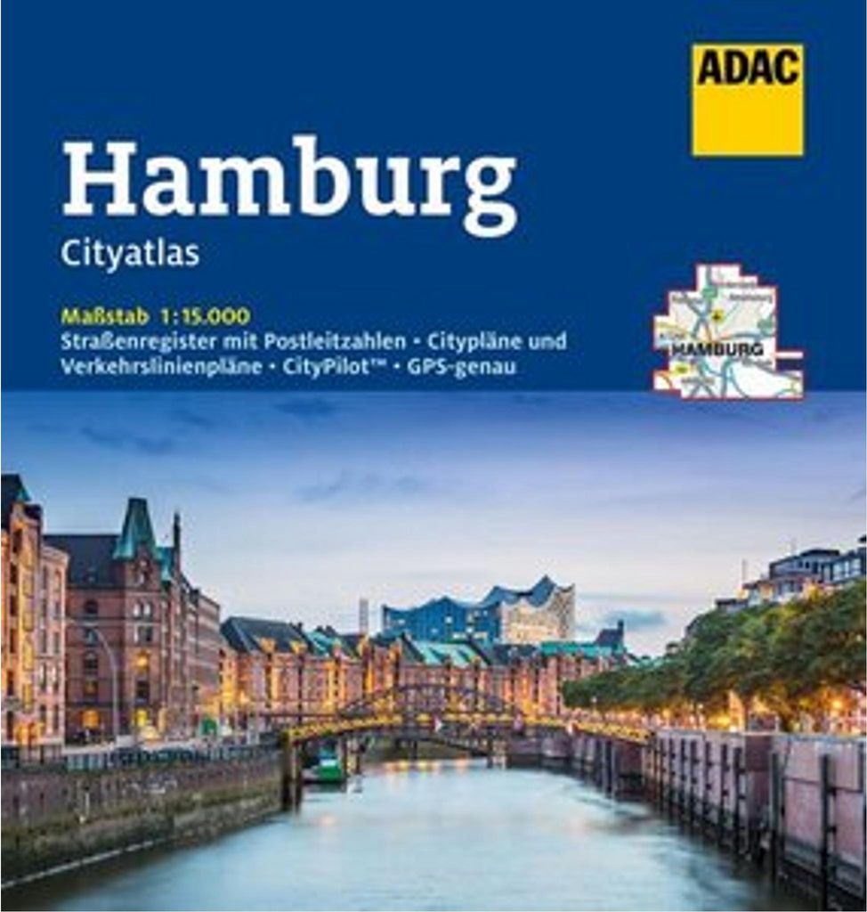 ADAC Cityatlas Hamburg 1:15.000 Produktbild 