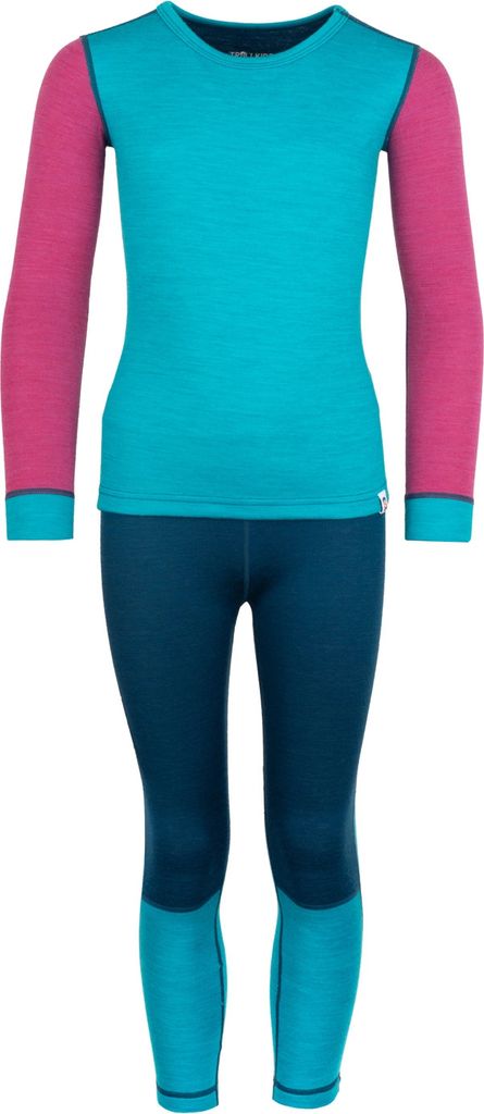 Trollkids Jungen Thermoaktive Kleidung Türkis 644-123 Grösse 164