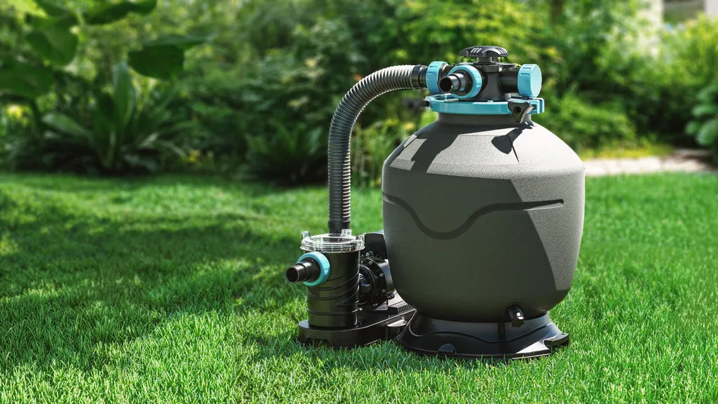 Groupe de filtration à sable Gre Versapool 6 m3h bleu pour piscine - 2