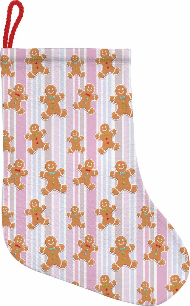 ABAKUHAUS Lebkuchenmann Hängende Nikolausstiefel Weihnachtssocken, Weihnachten Goodies, Weihnachtsstrumpf zum Aufhängen, 35x50cm, Mehrfarbig