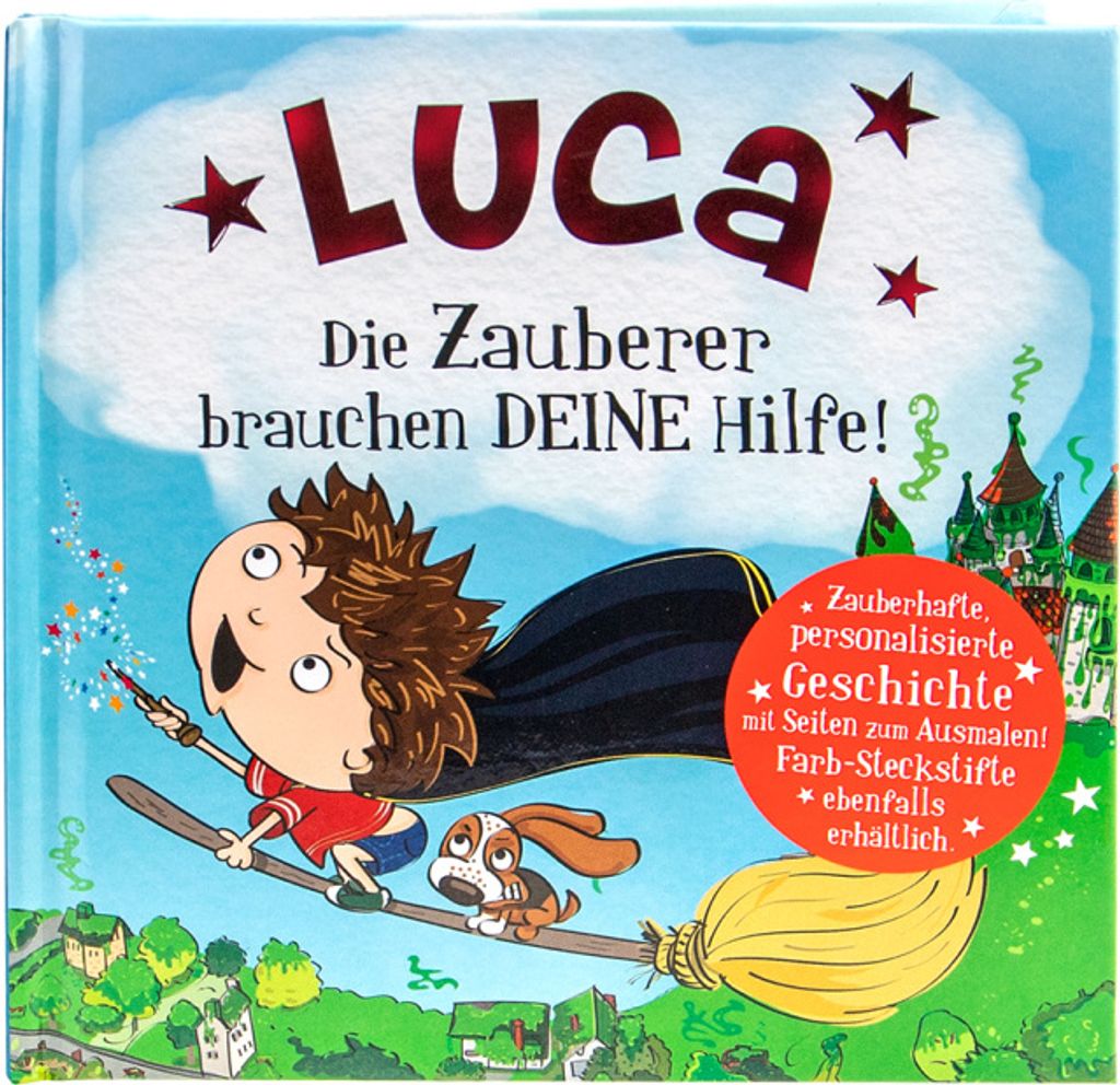 Das magische Märchenbuch mit deinem Namen - Luca
