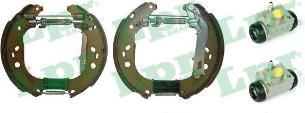 LPR OEK623 Bremsbackensatz OE kompatibel mit Bipper, Qubo, Fiorino, Nemo