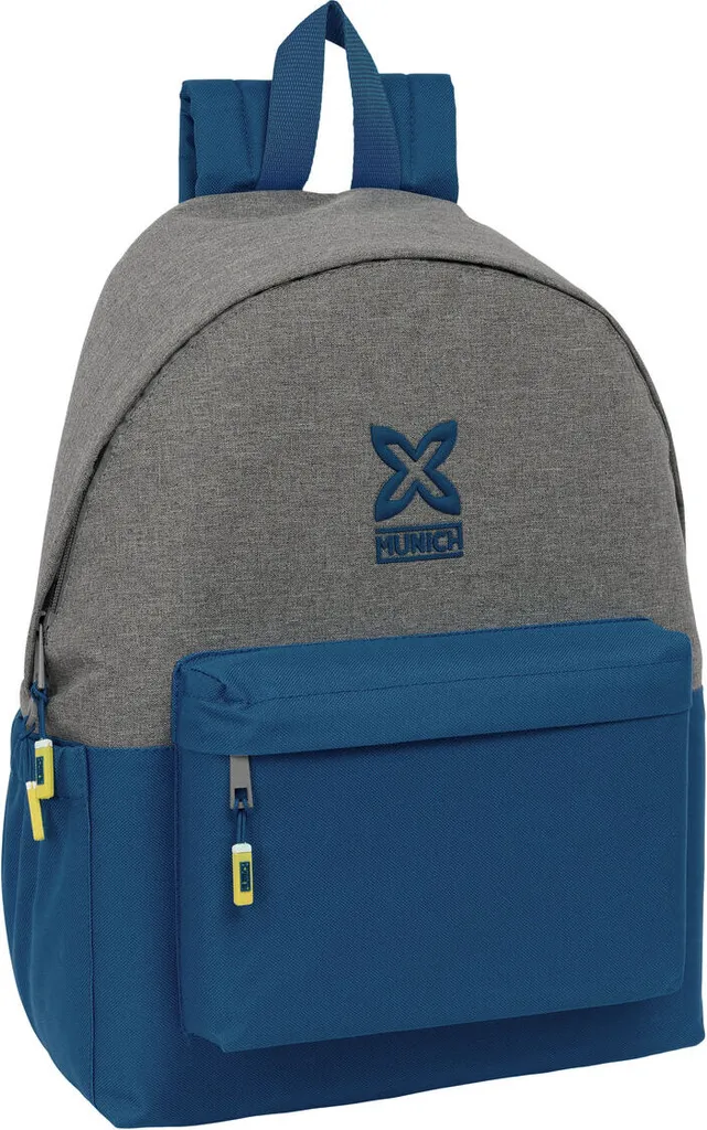 Zaino Munich Street Blue Grey: Stile Urban per Studenti e Gamer