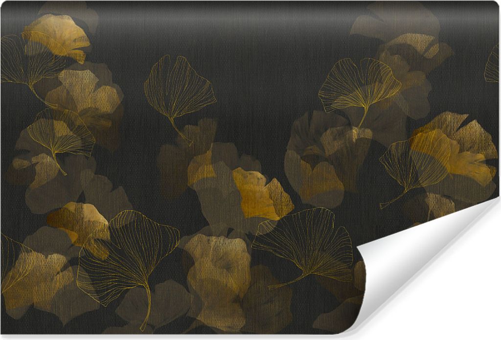 Muralo Vlies Fototapete BLÄTTER Abstraktion moderne Muster Büro Br. 450cm x Hö. 300cm