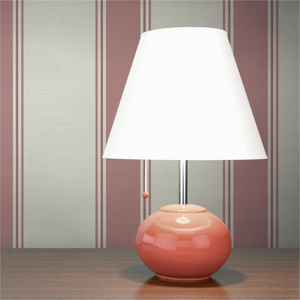 Tapete Landhaus M1-No.11819 Vliestapete Streifen Creme Rot Wohnzimmer Schlafzimmer