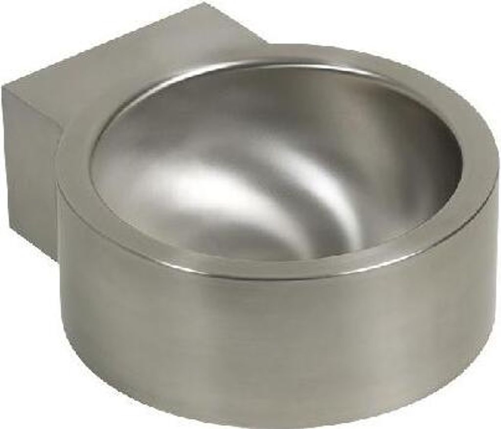 Sanela Edelstahl - Waschtische - Waschtisch ohne Überlauf, Edelstahl SLUN 17