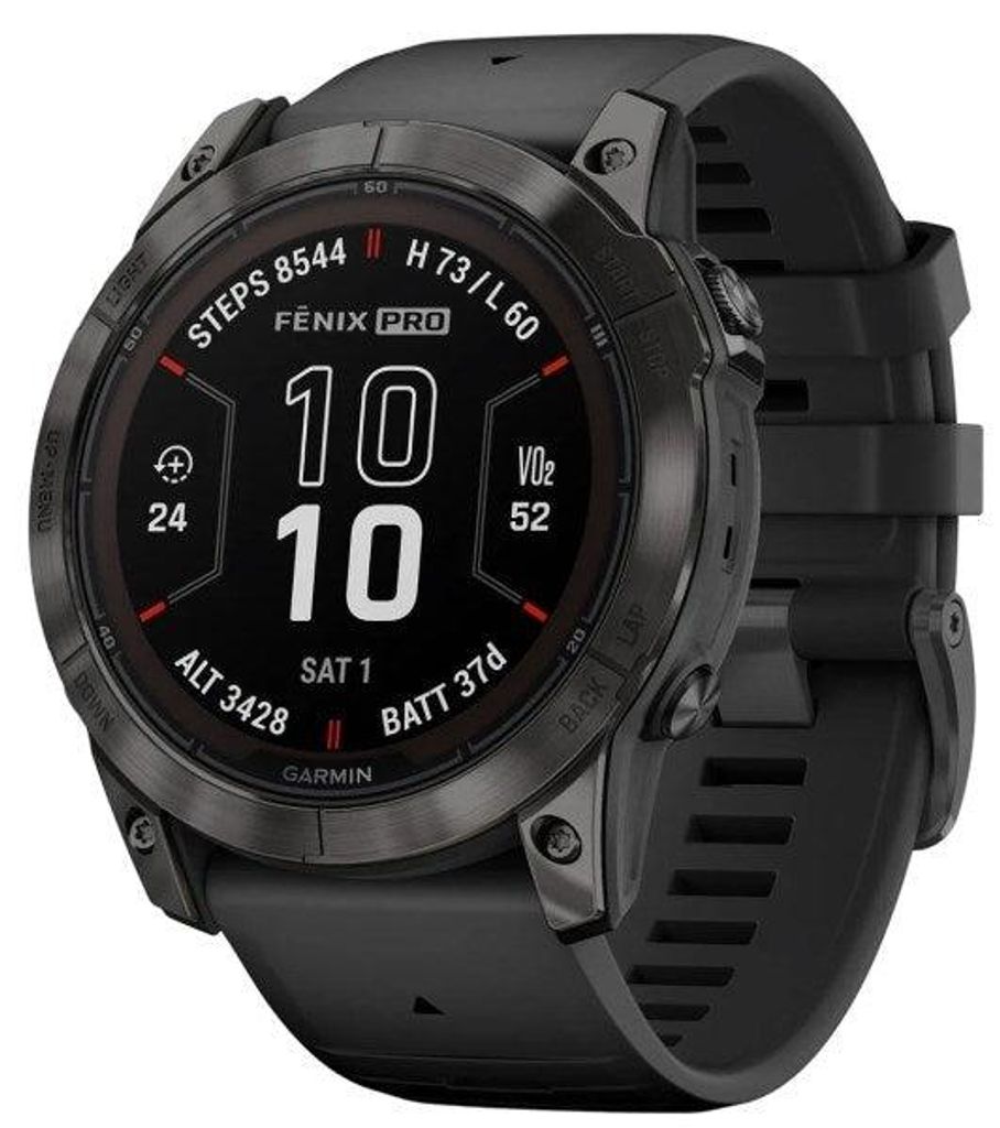 Garmin fenix 7X Pro - Sapphire Solar Edition - 51 mm - Produktbild 