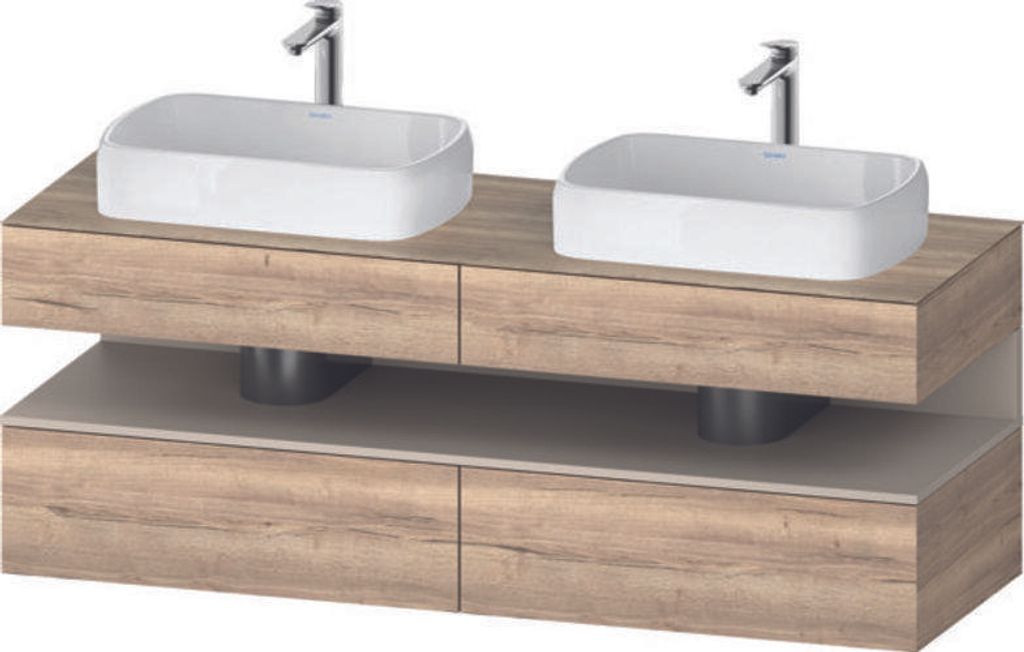 Duravit QA4779091550010 QAT KWTU WH Ek. 1600x550x600 Ei Ma