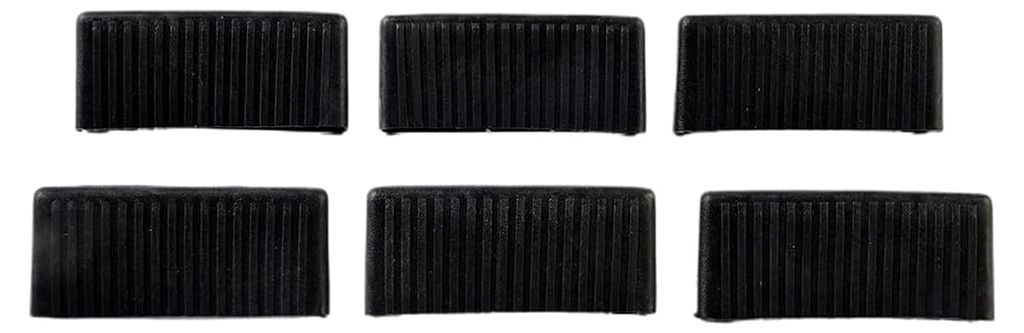 6 Stück 65 mm Bettlattenkappen-Endkappen-Halter, Ersatz-Latten-Endclip, Kunststoff-Latten-Halter für Holz, Metall, Leder, Tages-Etagenbettgestell...