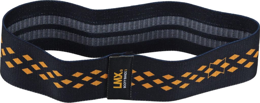 Lifemaxx LMX Booty Band Widerstandsband Schwarz – 4 Stärken