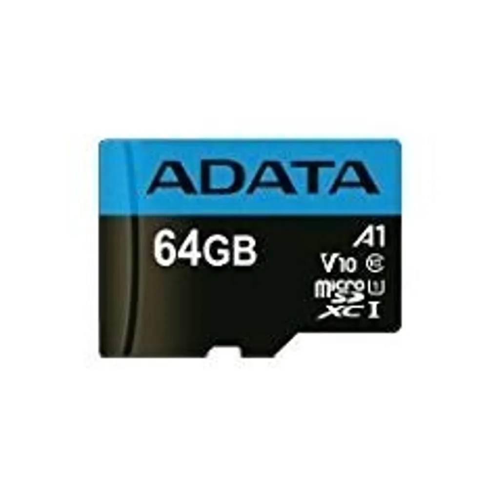 Memoria 64GB ADATA MicroSDXC per Tablet e Smartphone - Serie Premier A1 - 2