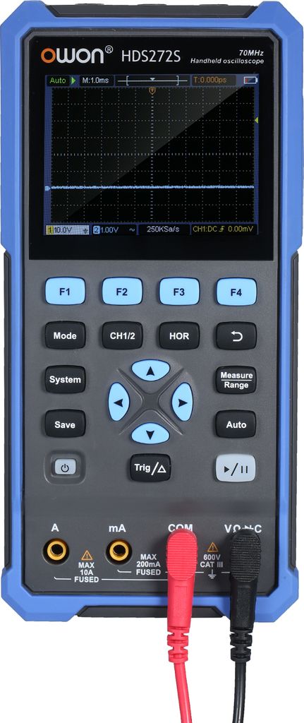 OWON HDS272S Osciloskop Multimetr Generátor tvaru vlny 2CH Obrázek produktu 5