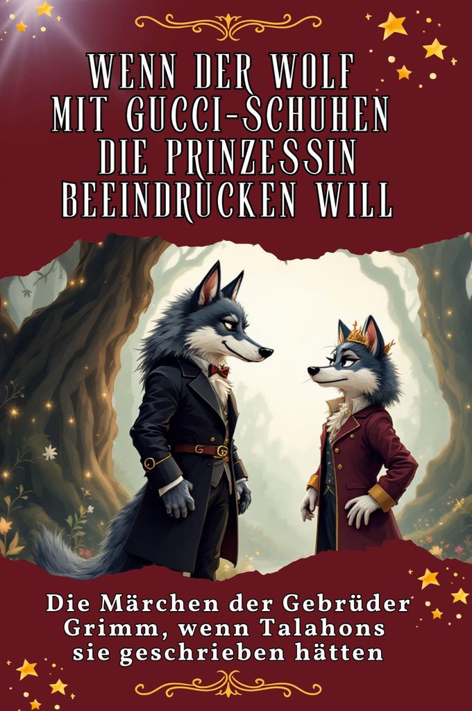 Wenn der Wolf mit Gucci-Schuhen die Prinzessin beeindrucken will - Genial lustiges Humorbuch - das perfekte Geschenk für Weihnachten und Geburtstag