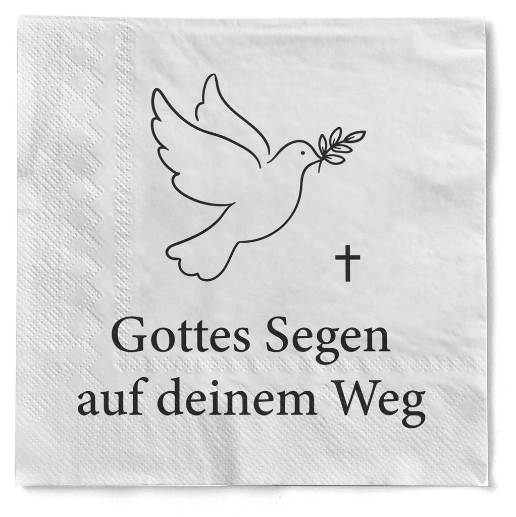 Sovie HOME Serviette "Gottes Segen auf deinem Weg" aus Produktbild 