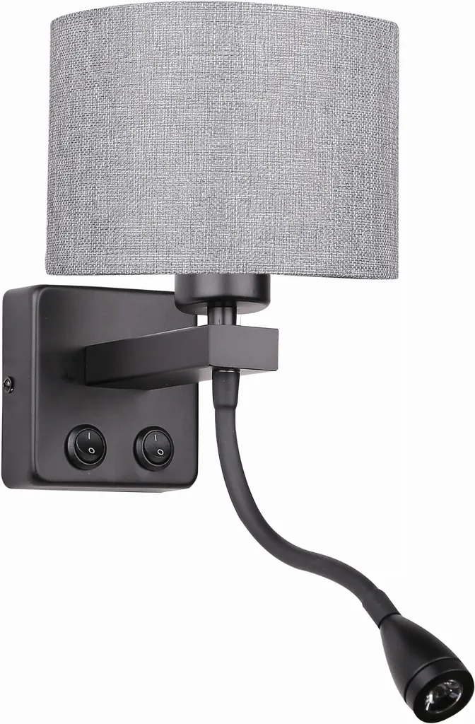 Spot mural noir POLO Candellux 21-75499 pour un éclairage d'ambiance loft