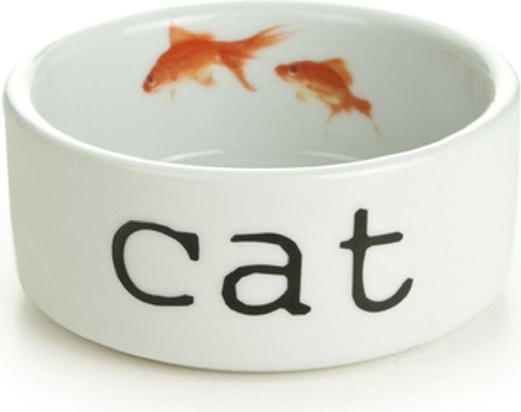 Beeztees Snapshot - Katzennapf - Keramik - weiß - 11,5x11,5x5 cm - 300