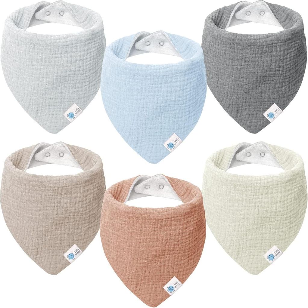 lulumoon Lätzchen Baby Dreieckstuch Baby Musselin Halstuch Produktbild 