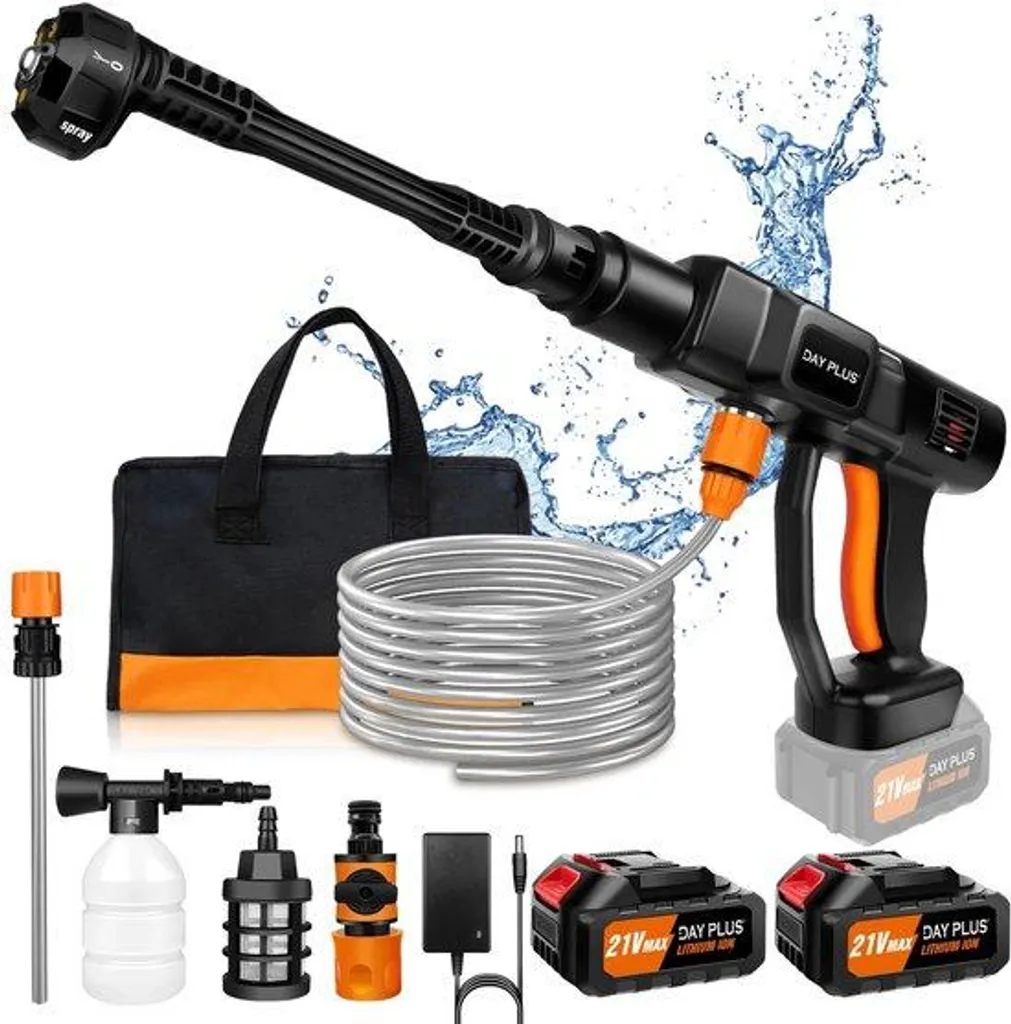 Nettoyeur haute pression 150 bars 2000W avec lance de lavage 5m