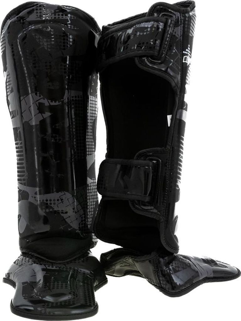 King Pro Boxing Schienbeinschoner KPB/SG Shogun 1 Schwarz/Grau/Hexagon L