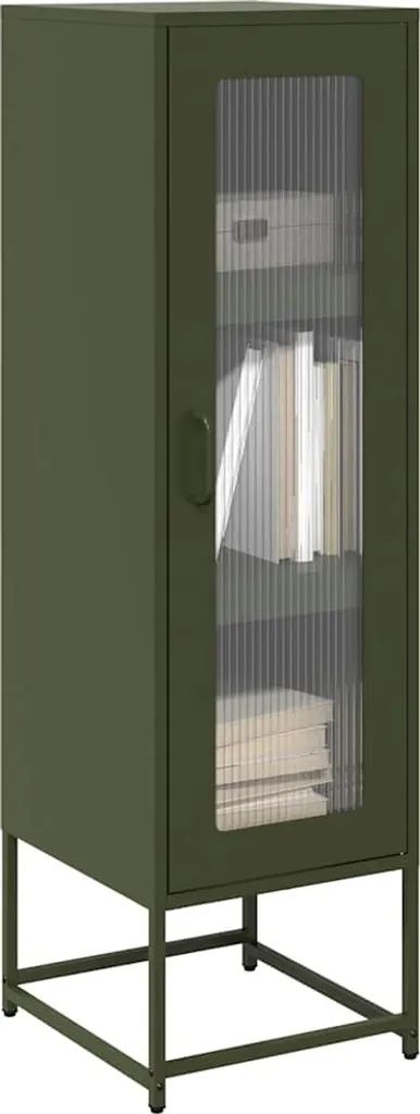Credenza vidaXL Verde Oliva in Acciaio: Il Mobile che Mancava