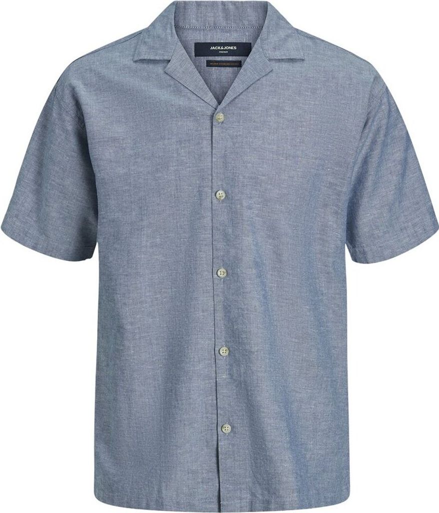 Jack & Jones Summer Resort Kurzarmhemd Blau S Mann Blau S