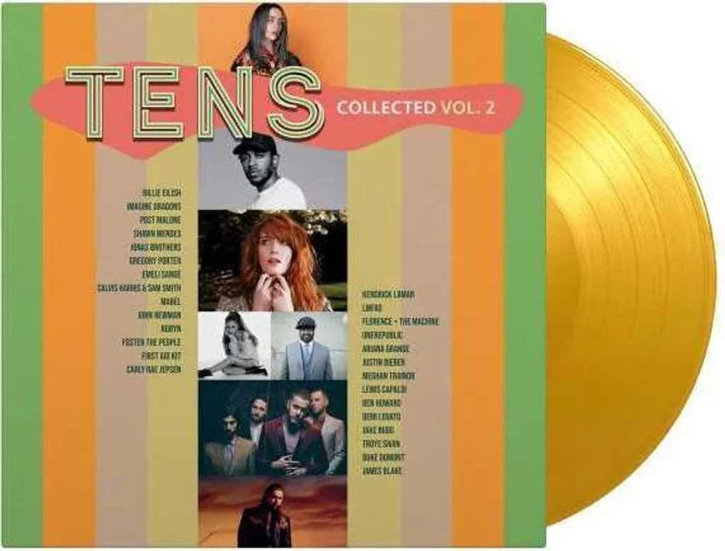 Vinyle Pop pour Platine Tens Collected Vol. 2 Album Collector Jaune 12"