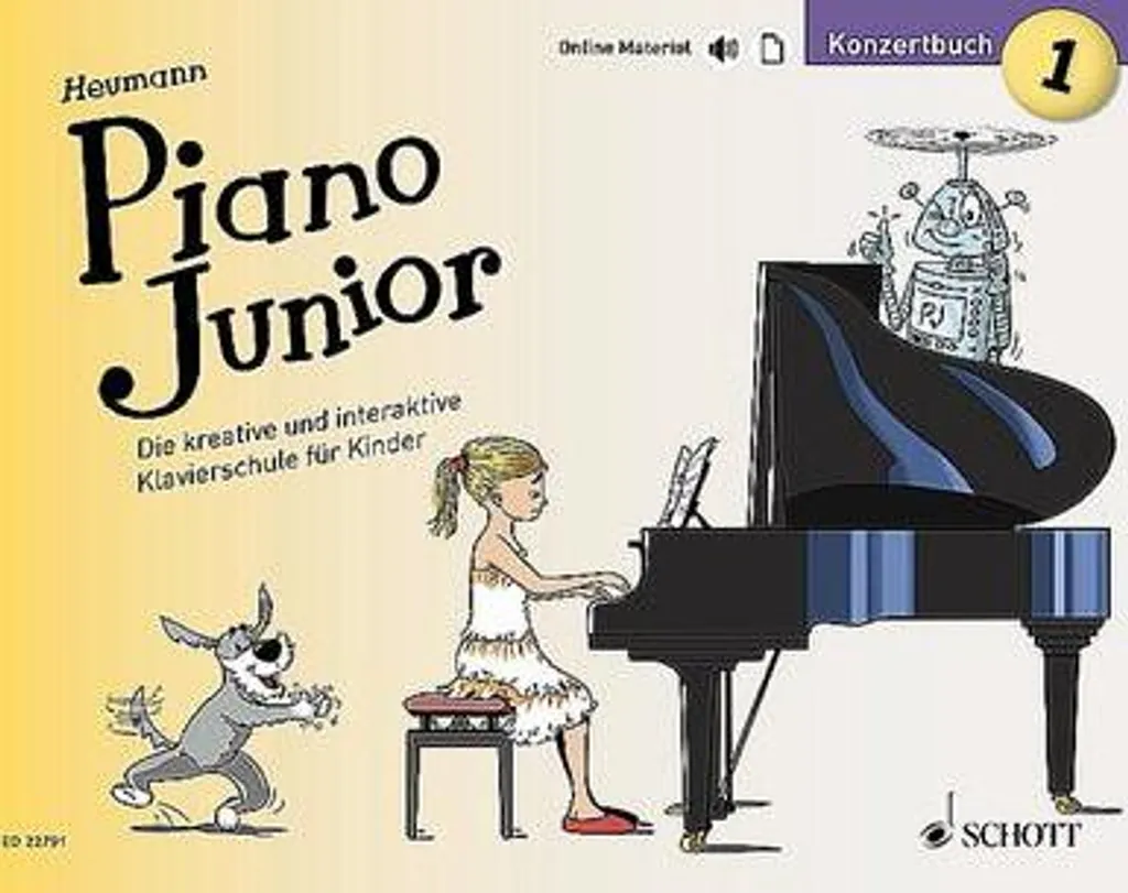 Piano Junior Konzertbuch 1 : Recueil de concerts pour jeunes pianistes