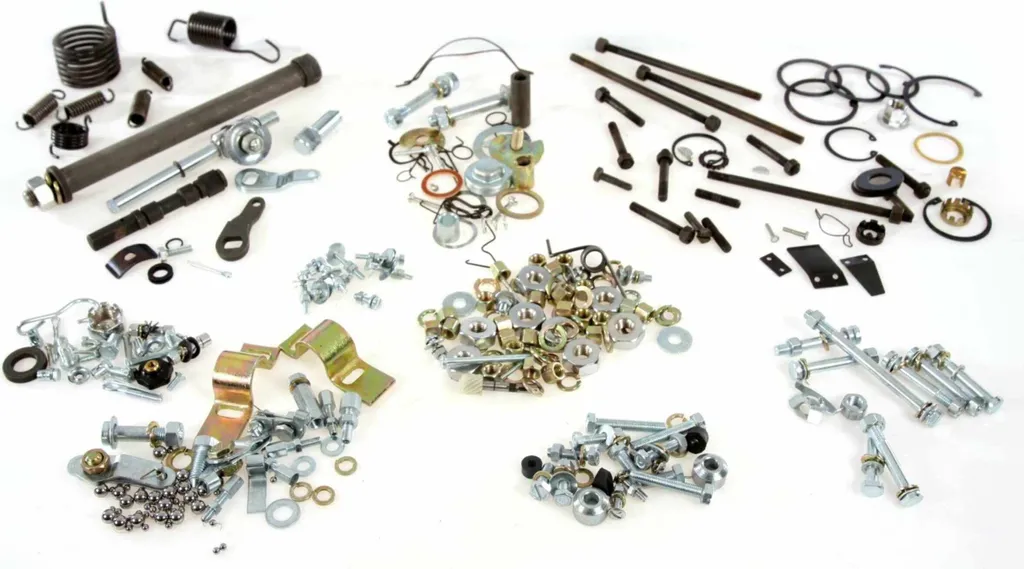 Kit vis moteur et carrosserie complet avec bras oscillant et tambour